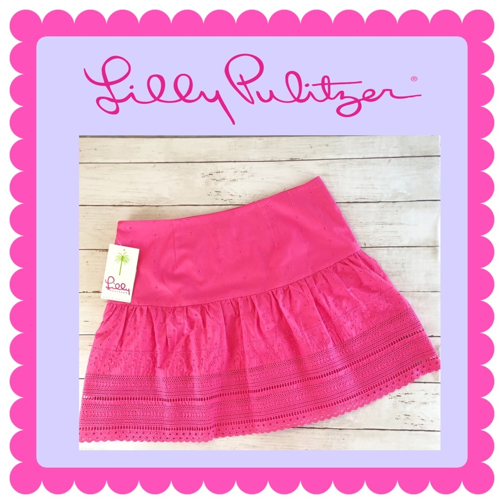 NWT Lilly Pulitzer White Label Marisol skirt, 10